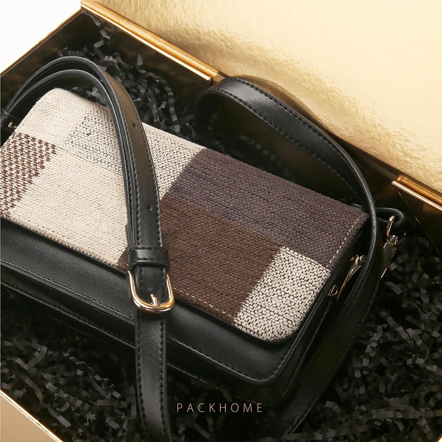 5 Gift Boxes 13.5X9X4.1 Inches, Large Gift Boxes with Lids, Bridesmaid Proposal Boxes, Sturdy Gift Boxes, Collapsible Gift Boxes with Magnetic Closure (Glossy Gold)